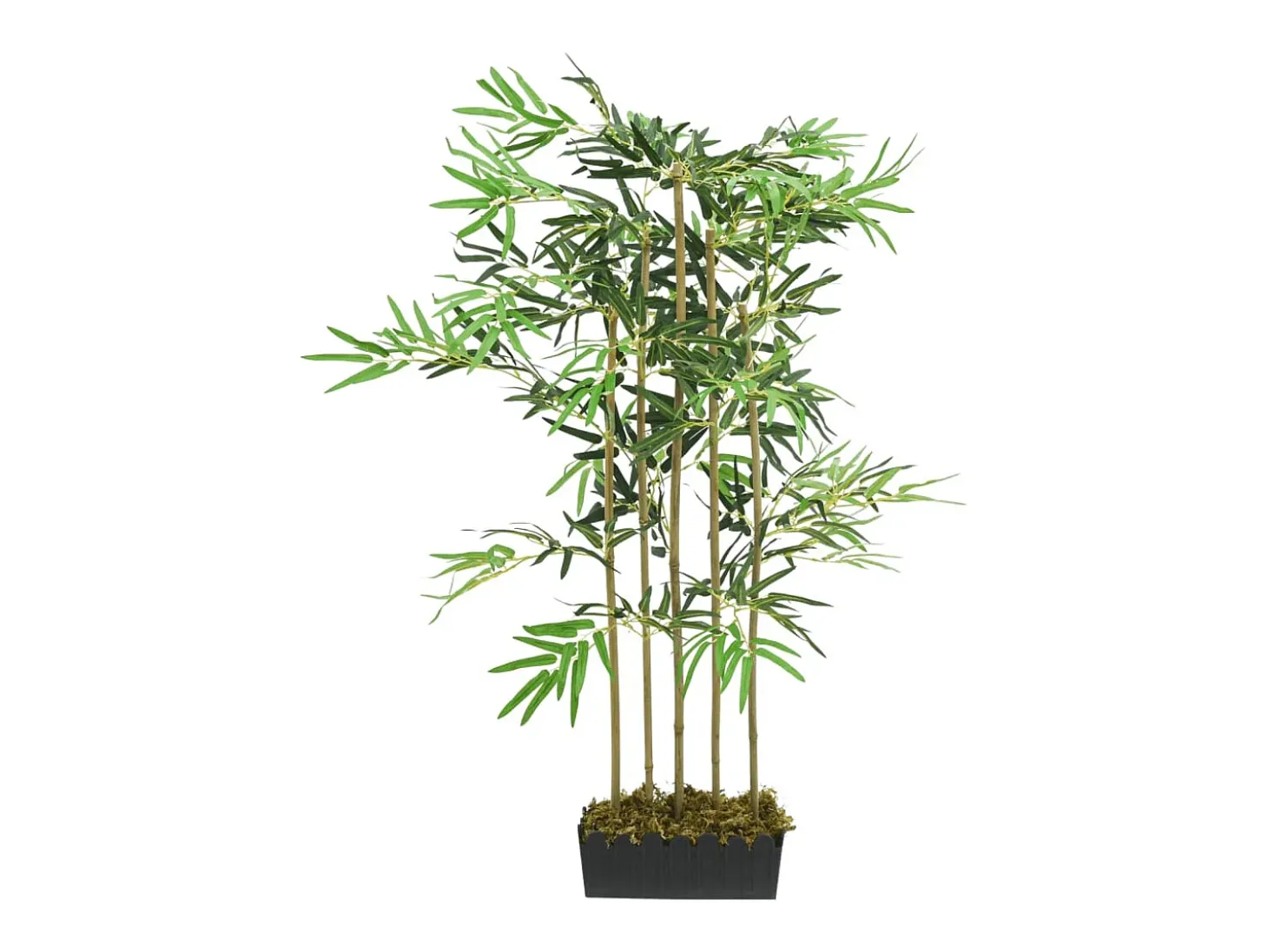 Bambú artificial 730 hojas 120 cm verde