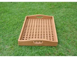 Bandeja de madera teca BAWA