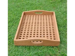 Bandeja de madera teca BAWA