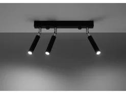 Barra Dritta A Filo 3 Luce Nera G9 Barra recta Flush 3 Light Black G9