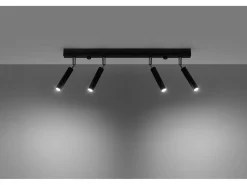 Barra Dritta Incasso 4Luci Nero G9 Barra recta Flush 4Light Black G9