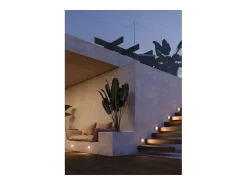 Beneito & Faure - Aplique LED empotrable Artis R Wall de 4,5 W - Aplique de pared redondo IP66 con interruptor 2700K/3200K/4000K