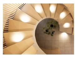 Beneito & Faure - Aplique LED empotrable Artis R Wall de 4,5 W - Aplique de pared redondo IP66 con interruptor 2700K/3200K/4000K