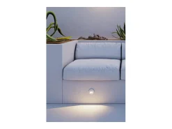 Beneito & Faure - Baliza empotrada LED Mis R Wall de 3 W - Baliza redonda IP65 con interruptor 2700K/3200K/4000K - Corten