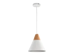 Bicones Lámpara Colgante Techo Dome Blanco, 1 Luz, E27