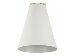 Bicones Lámpara Colgante Techo Dome Blanco, 1 Luz, E27