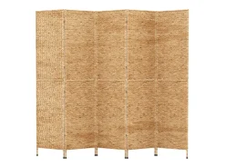 Biombo de 5 paneles jacinto de agua 205x180 cm ES674494