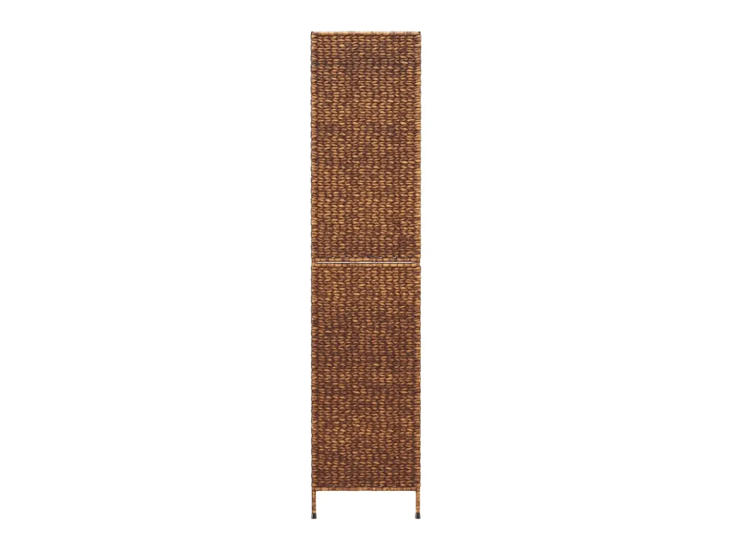 Biombo de 5 paneles jacinto de agua marrón 205x180 cm ES487200
