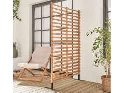 Biombo de madera para interior/exterior de 100cm madera