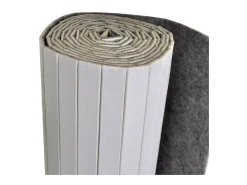 Biombo divisor bambú blanco 250x165 cm ES143929