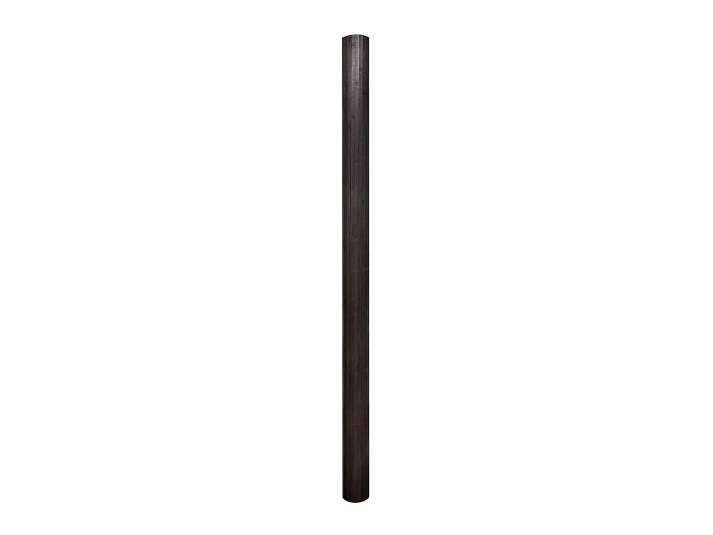 Biombo divisor bambú marrón oscuro 250x165 cm ES992615