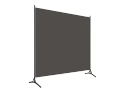 Biombo divisor de 1 panel gris antracita 175x180 cm ES340722