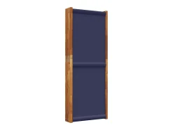 Biombo divisor de 6 paneles azul oscuro 420x180 cm ES305967
