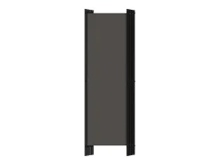 Biombo divisor de 6 paneles gris antracita 300x180 cm ES452576