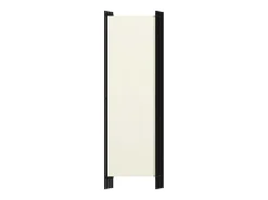 Biombo divisor de 5 paneles blanco 250x180 cm ES451531