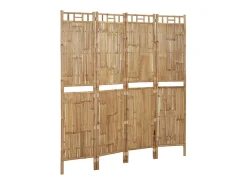 Biombo divisor de 4 paneles 160x180 cm ES832794