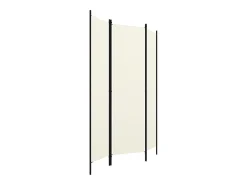 Biombo divisor de 3 paneles blanco 150x180 cm ES291157