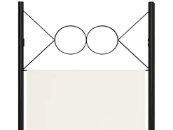 Biombo divisor de 4 paneles blanco 160x180 cm ES496126
