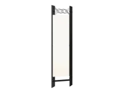 Biombo divisor de 4 paneles blanco 160x180 cm ES496126
