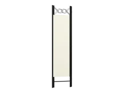 Biombo divisor de 3 paneles blanco 120x180 cm ES855392