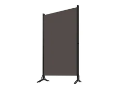 Biombo divisor de 3 paneles gris antracita 260x180 cm ES621302