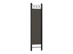 Biombo divisor de 3 paneles gris antracita 120x180 cm ES113514