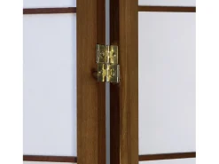 Biombo divisor de ambiente 220x175x2.2 cm marrón Shoji