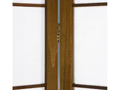 Biombo divisor de ambiente 220x175x2.2 cm marrón Shoji