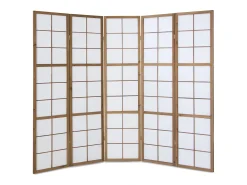 Biombo divisor de ambiente 220x175x2.2 cm marrón Shoji