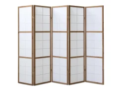 Biombo divisor de ambiente 220x175x2.2 cm marrón Shoji