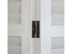 Biombo divisor de ambiente 120x2x170 cm blanco Paravent