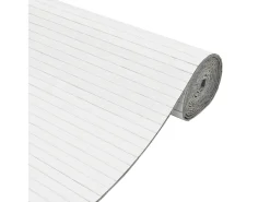 Biombo divisor de bambú blanco 165x400 cm ES769939