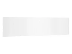 Biombo divisor de bambú blanco 165x800 cm ES857795