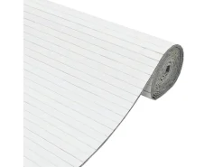 Biombo divisor de bambú blanco 165x600 cm ES794897