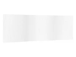 Biombo divisor de bambú blanco 165x600 cm ES794897