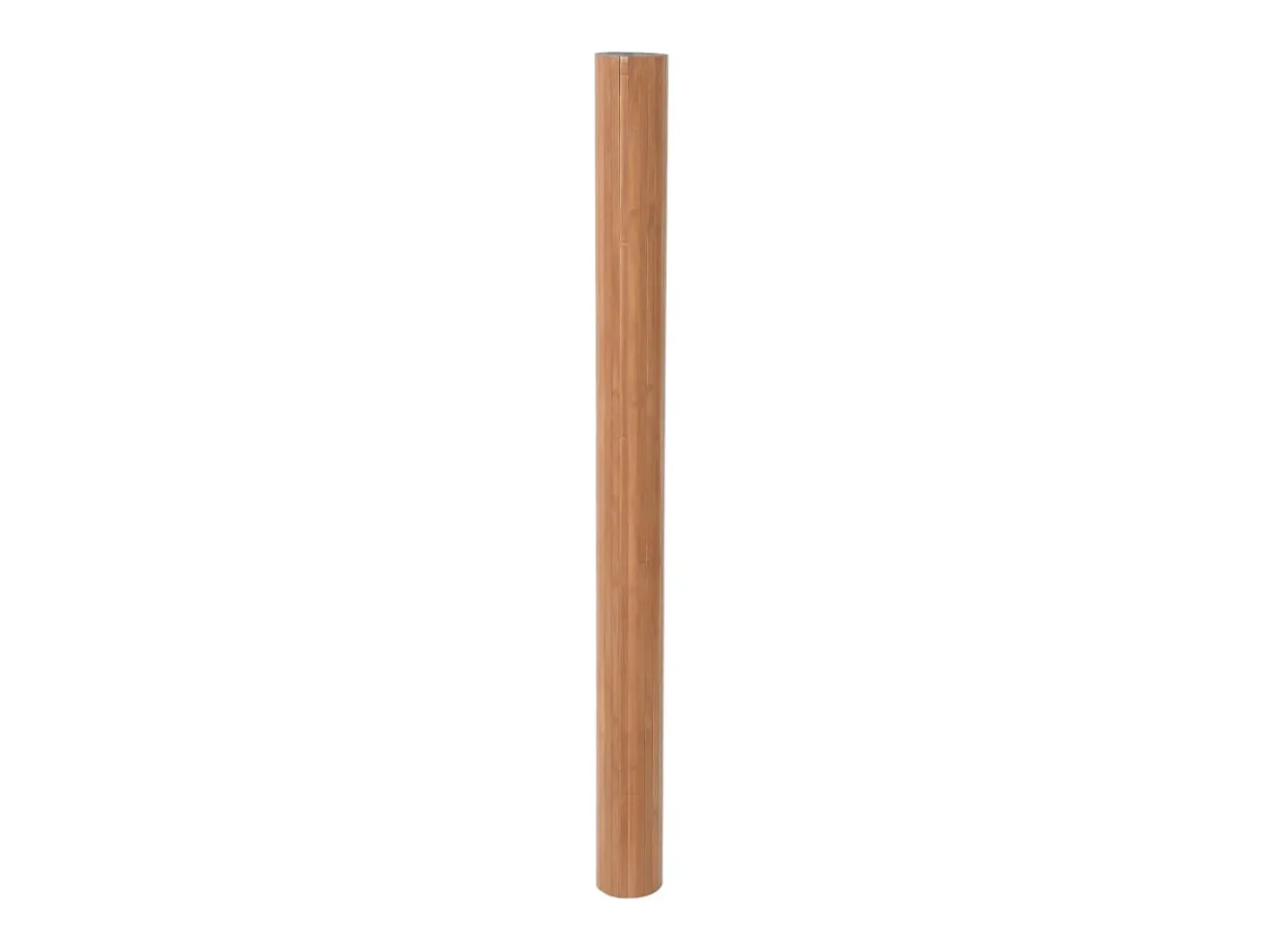 Biombo divisor de bambú color natural 165x600 cm ES532771