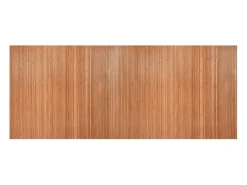 Biombo divisor de bambú color natural 165x400 cm ES425183