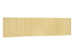 Biombo divisor de bambú color natural claro 165x800 cm ES658739