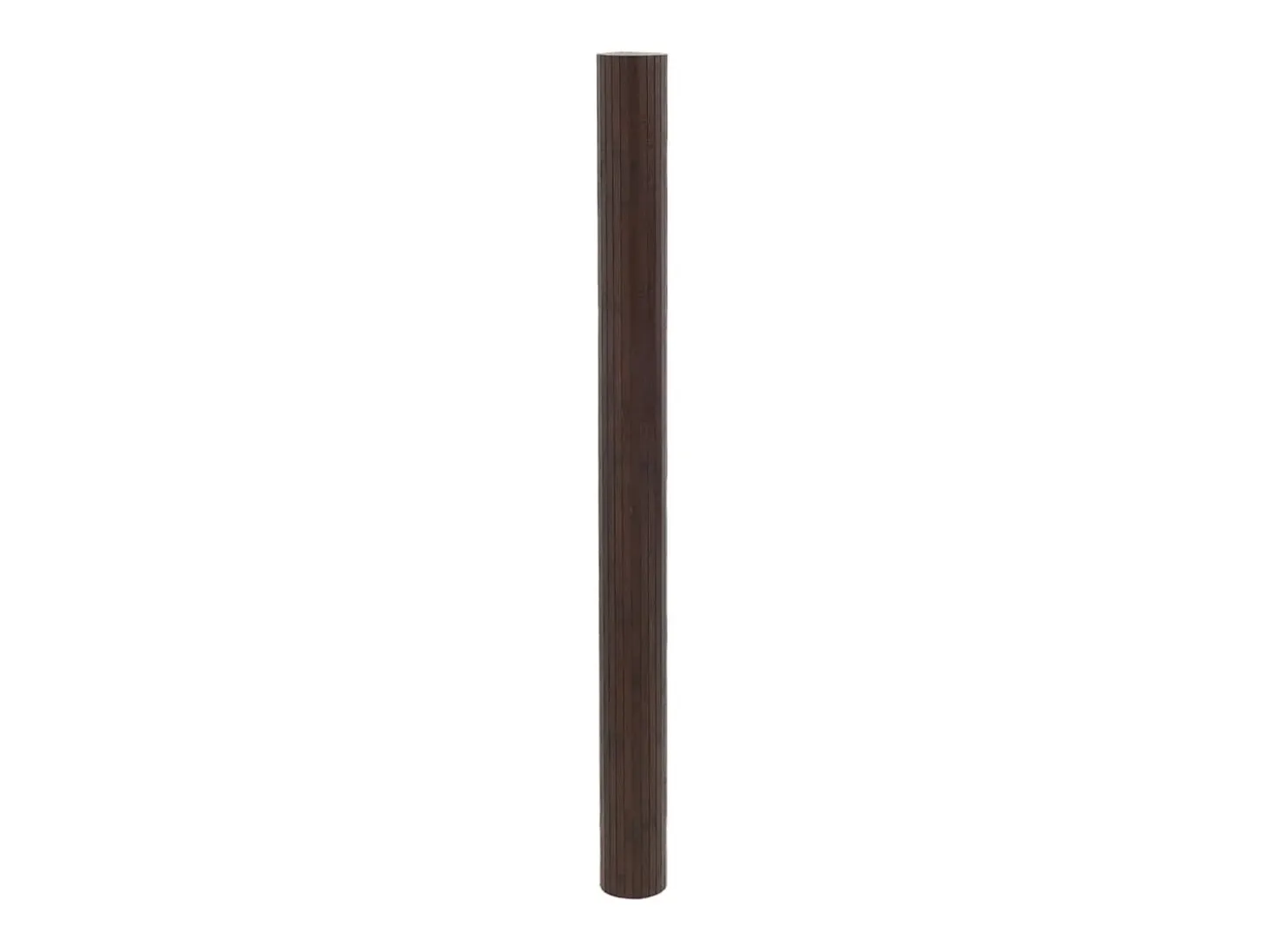 Biombo divisor de bambú marrón oscuro ancho 600 cm alto 165 cm