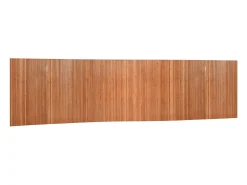 Biombo divisor de bambú marrón 165x800 cm ES587146