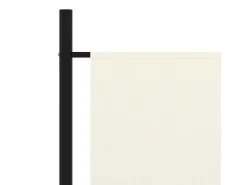 Biombo divisor de tela blanco 175x180 cm ES487951