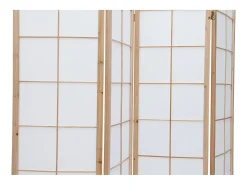 Biombo japonés de madera y papel IKUYO
