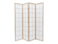 Biombo japonés de madera y papel IKUYO