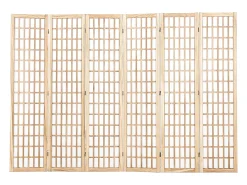 Biombo Japonés SucceBuy De 6 Paneles Para Separación De Ambientes