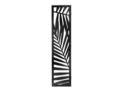 Biombo Separador Ambientes 3 Paneles Madera Akira Negro Salón Dormitorio