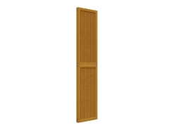 Biombo separador de 3 paneles madera maciza paulownia marrón ES292341