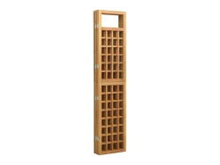 Biombo/Enrejado de 5 paneles madera maciza abeto 201,5x180 cm ES844778