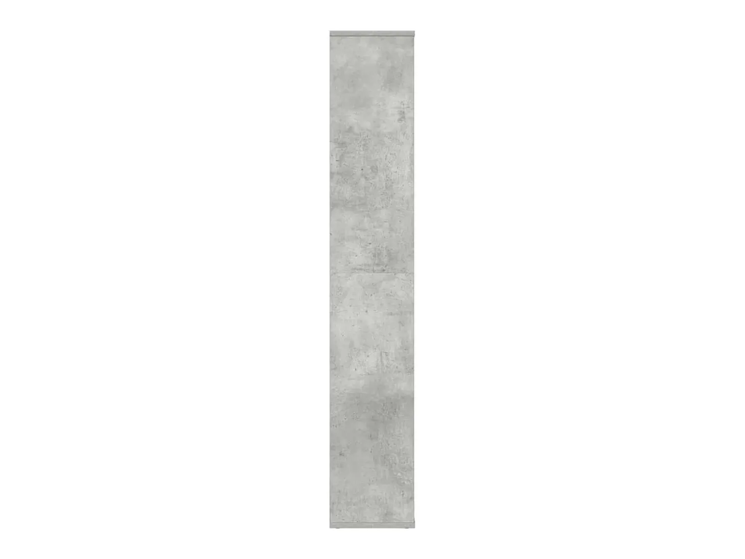 Biombo/Estantería de madera de ingeniería gris hormigón