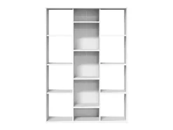 Biombo/librería Blanco 100x24x140 cm