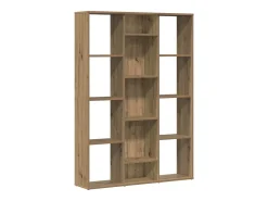 Biombo/librería hecho a mano roble 100x24x140 cm